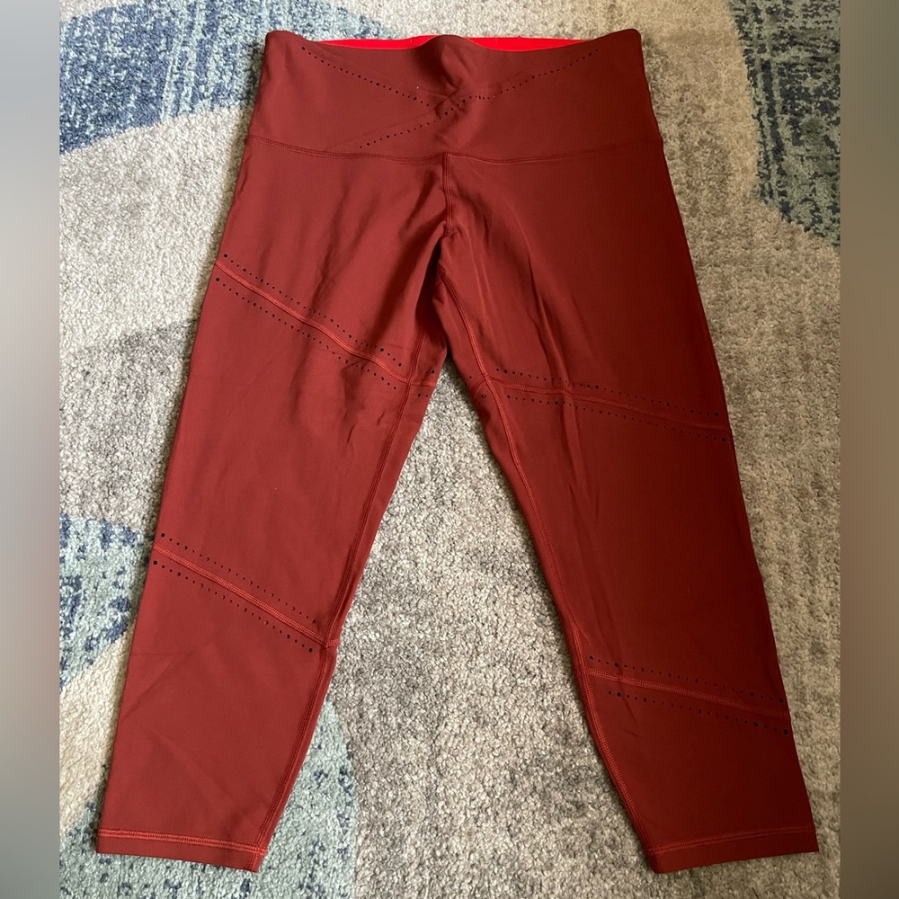 1X Orange Athleta It’s A Wrap Legging